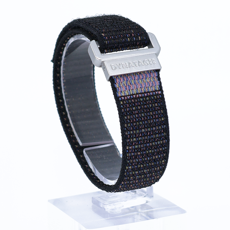 SOS textiel Noodarmband Zwart/Roze